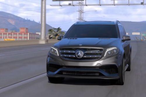 Realistic handling & Engine Sound  for MERCEDES GLS 63 AMG-Top Speed 250kmh